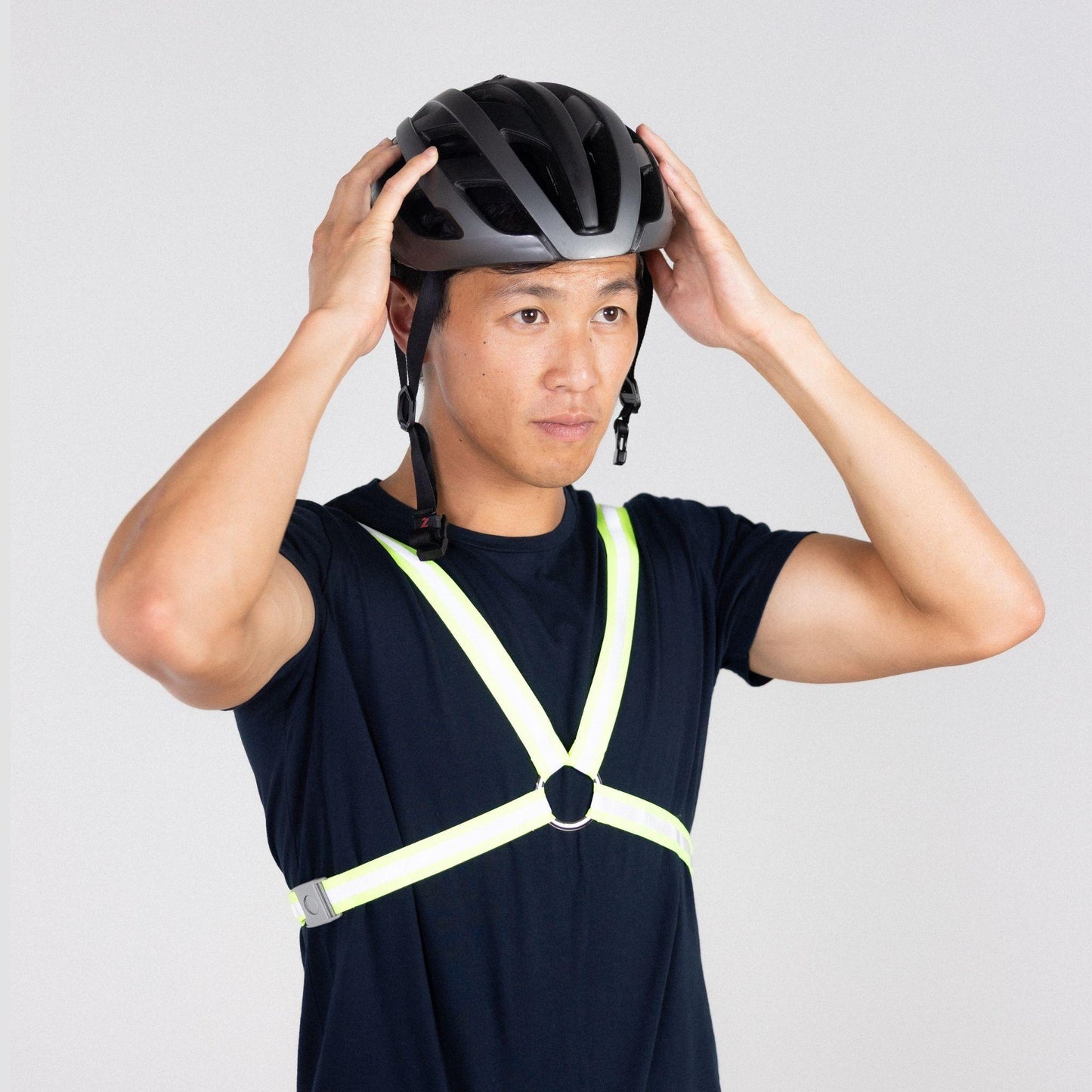 Reflective Cycling Harness - Fluro yellow / Audax