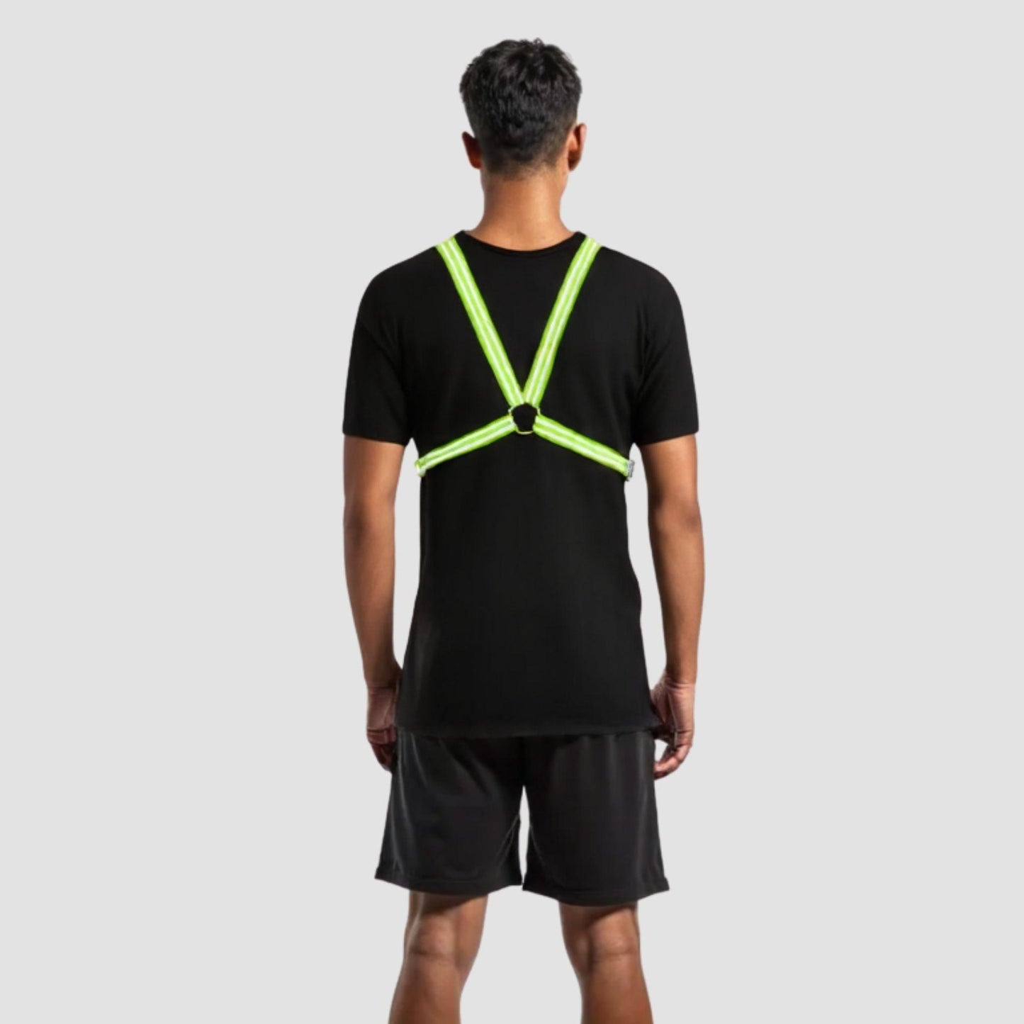Reflective Cycling Harness - Fluro Yellow