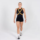 Reflective Cycling Harness - Dot Tangerine
