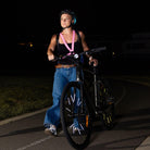 Reflective Cycling Harness - Fluro Pink