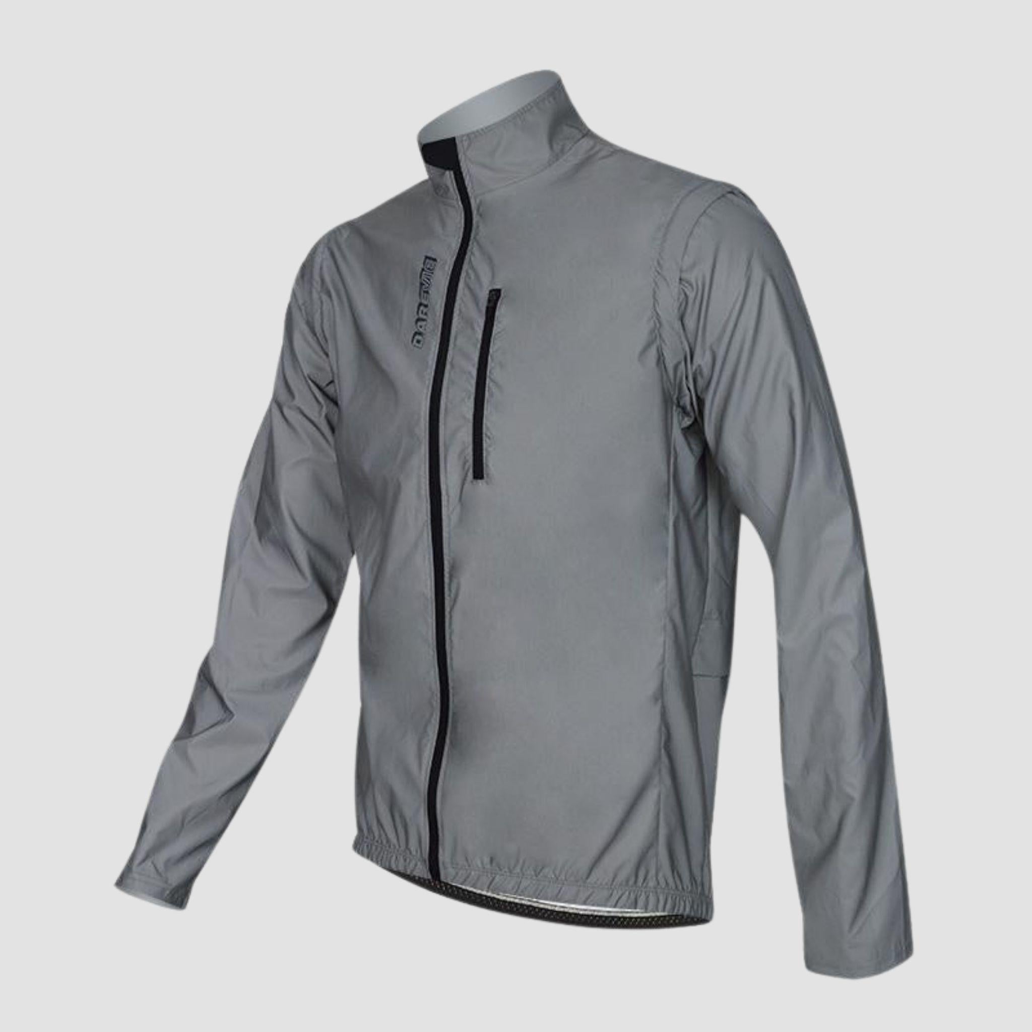 Reflective jacket with removable sleeves