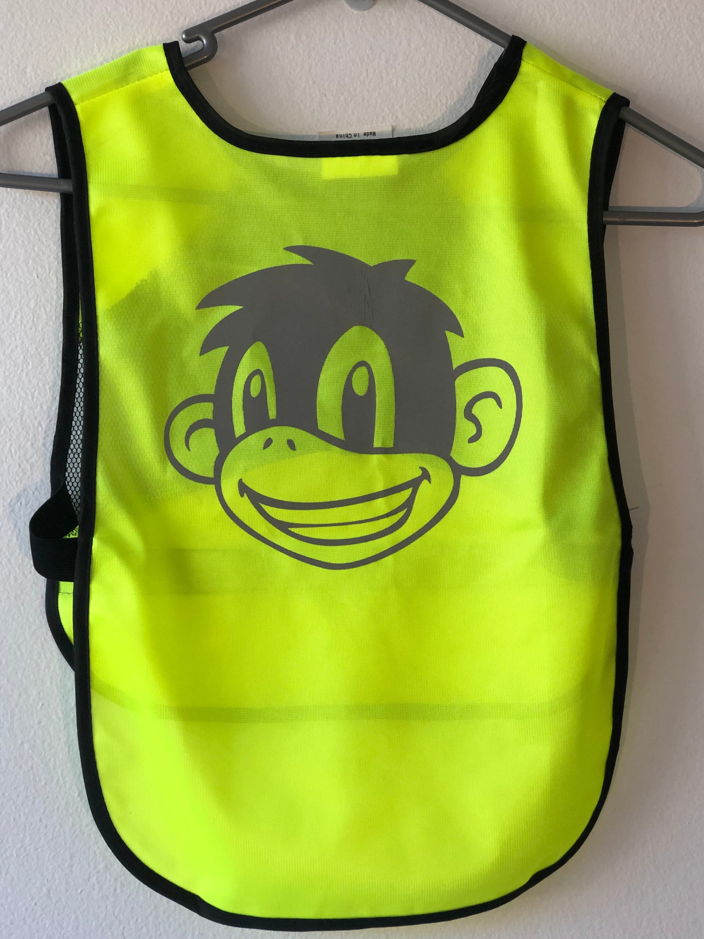 Kid's Monkey Vest - Fluoro Yellow