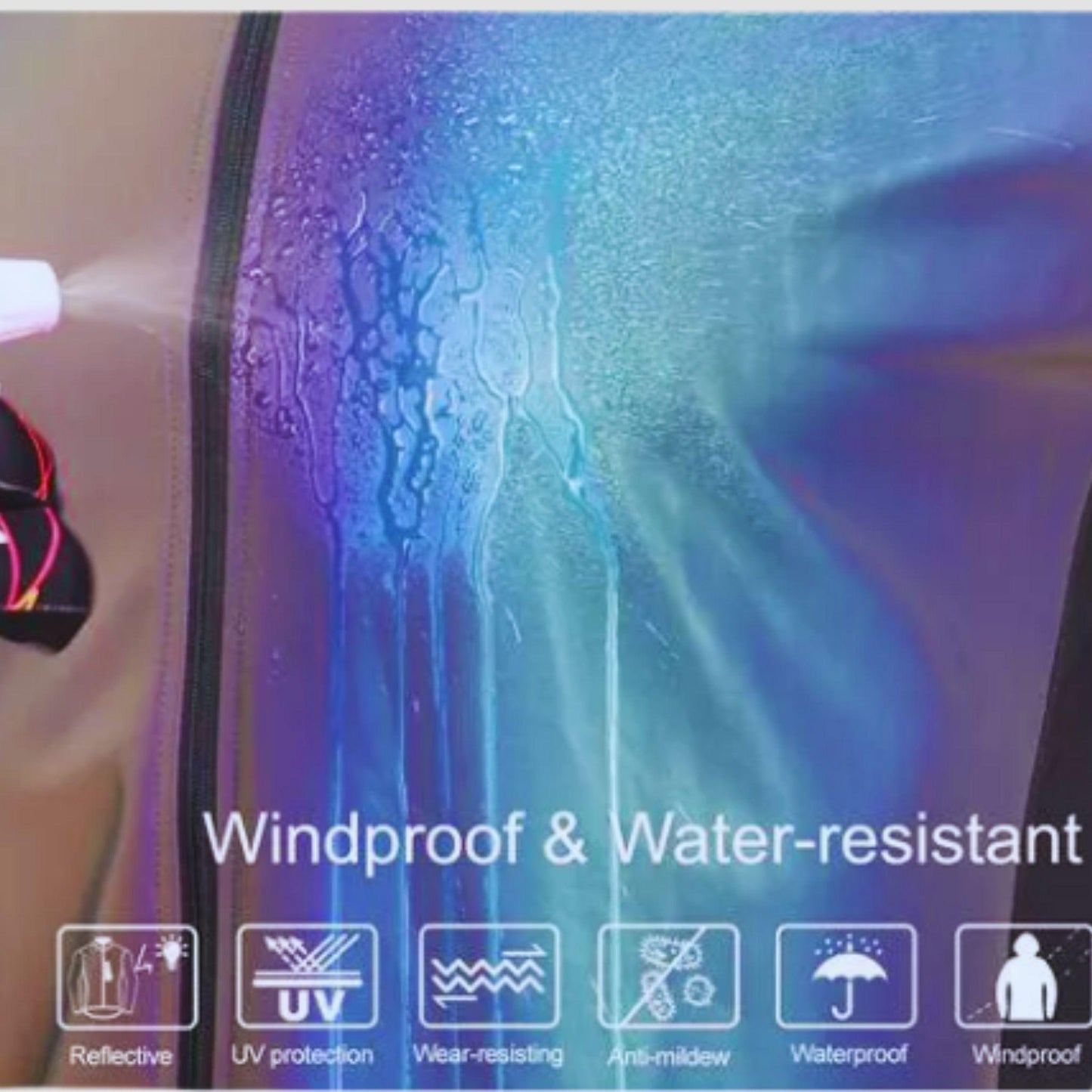 Reflective Rainbow Jacket
