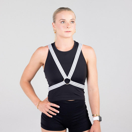 Reflective Cycle Harness - White