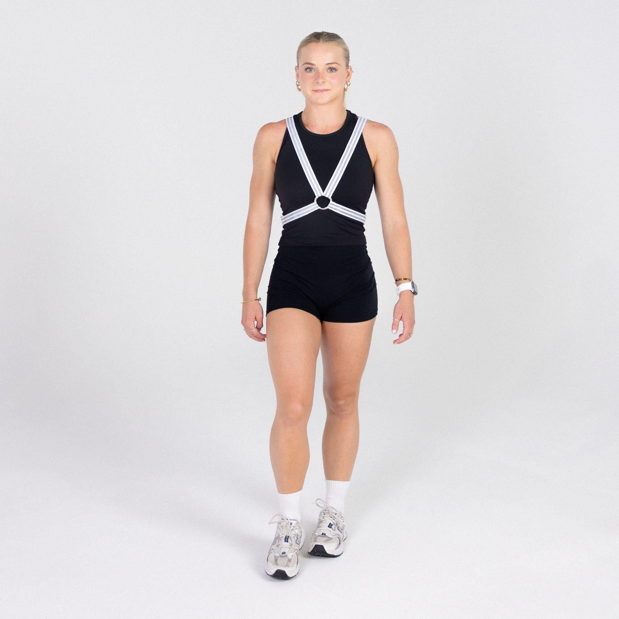 Reflective Cycle Harness - White
