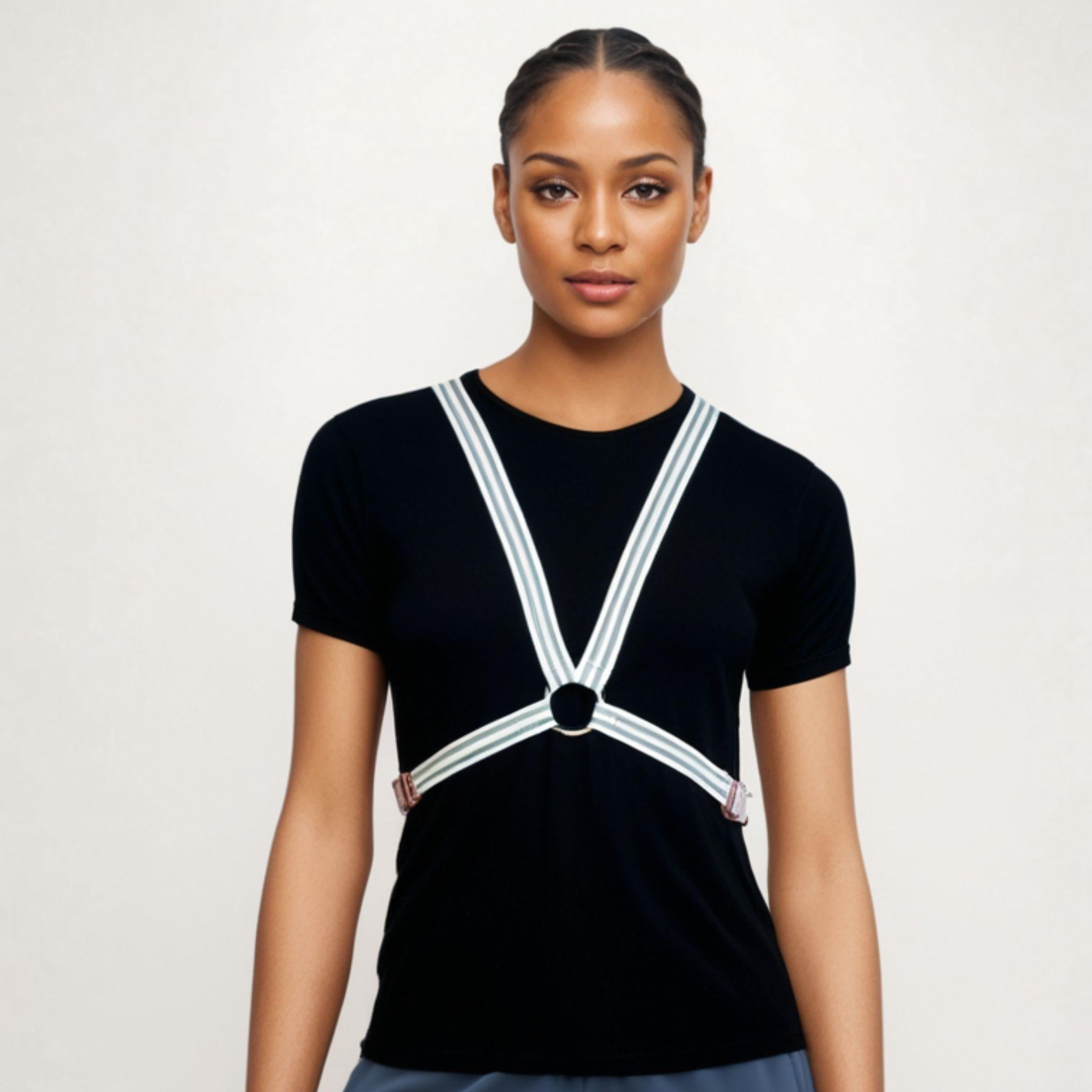 Reflective Cycle Harness - White