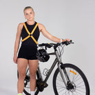 Reflective Cycling Harness - Dot Tangerine