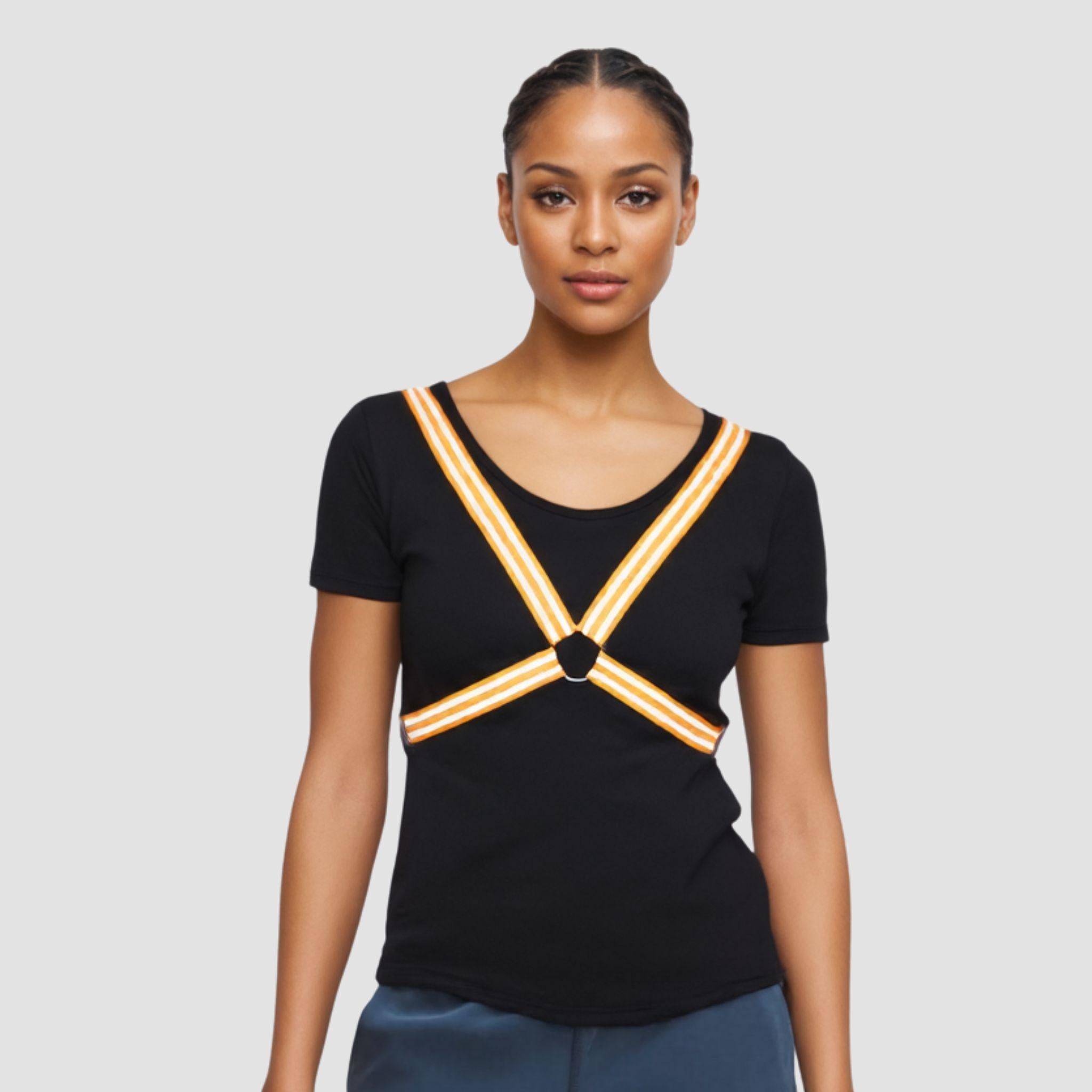 Reflective Cycling Harness - Fluro Orange