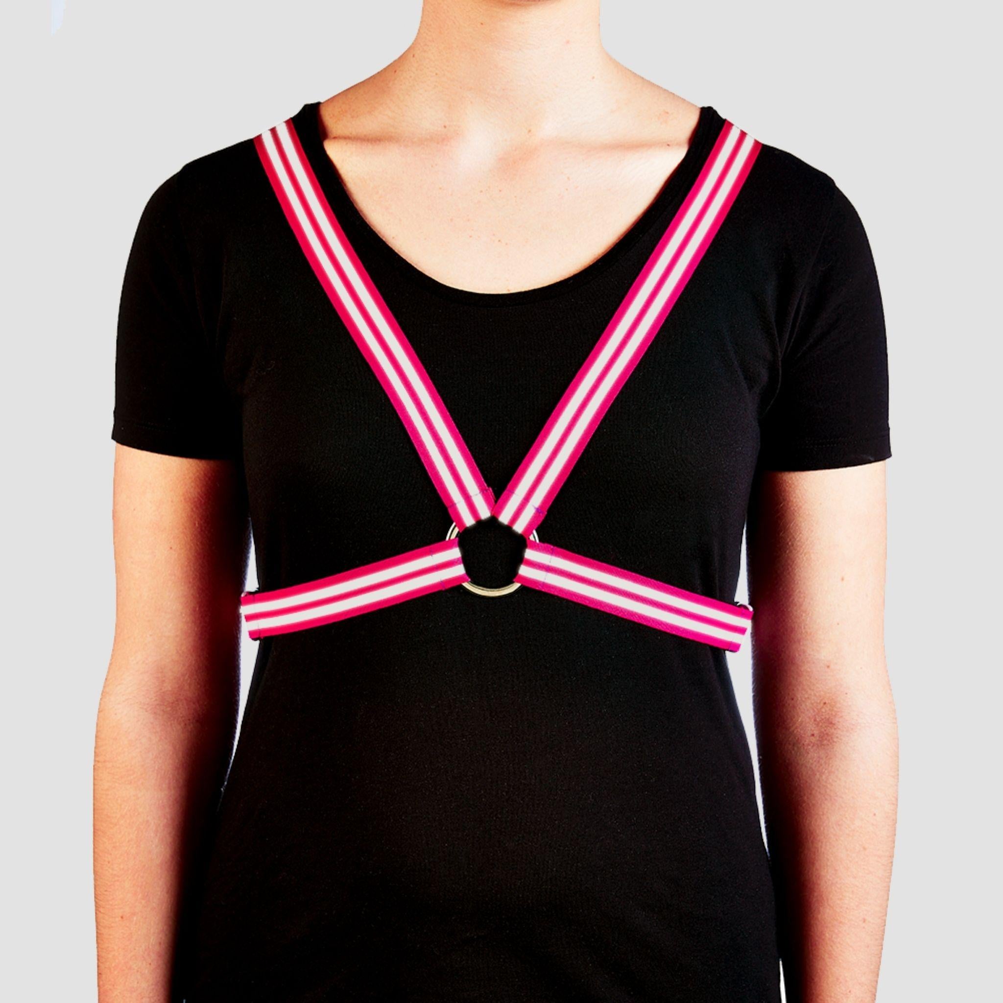 Reflective Cycling Harness - Magenta