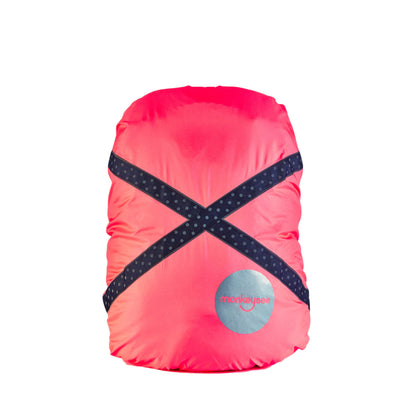 Waterproof backpack cover - Pink Dotty