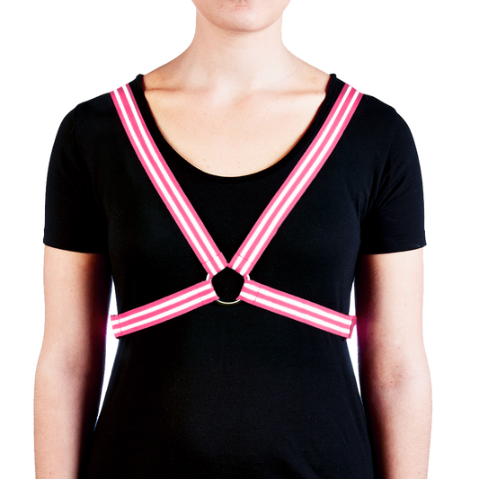 Reflective Harness - Fluro Pink