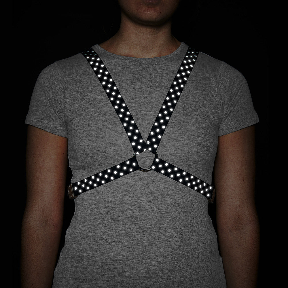 Reflective Harness - Dot French Navy