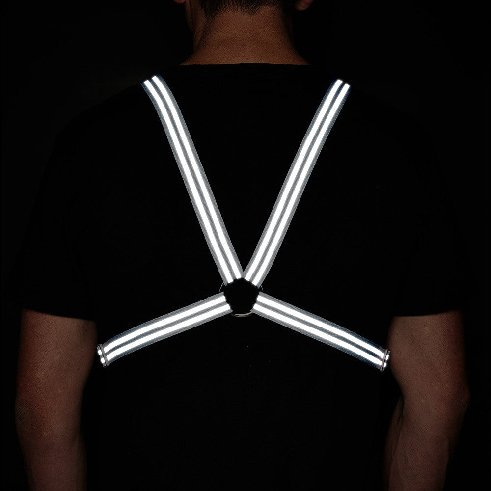 Reflective Cycle Harness - White