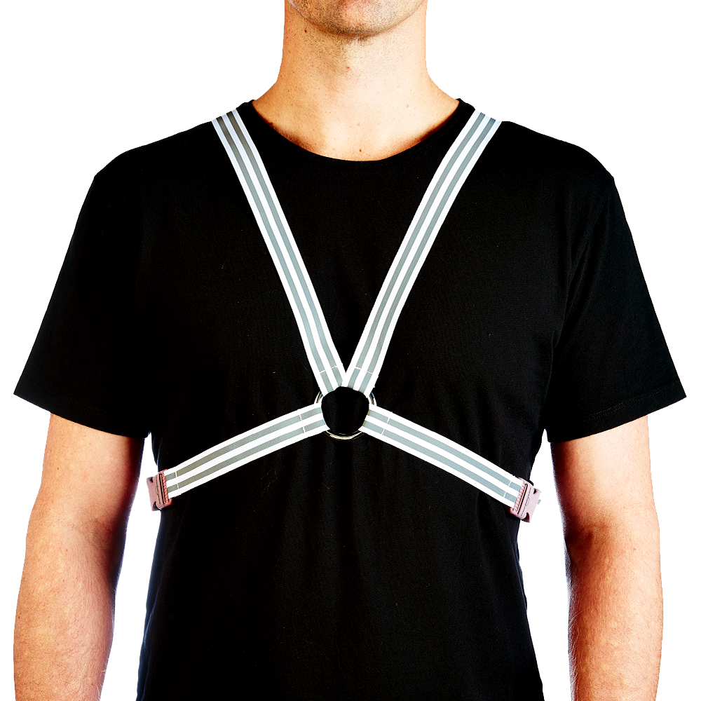 Reflective Cycle Harness - White