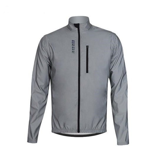 Reflective jacket with removable sleeves