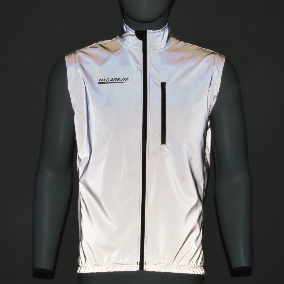 Reflective jacket with removable sleeves